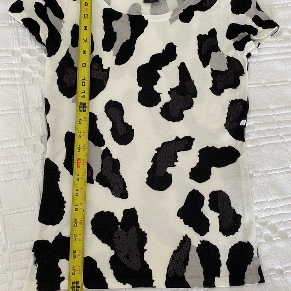 Animal Print Sequin Top - Picture 5 of 7
